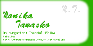 monika tamasko business card